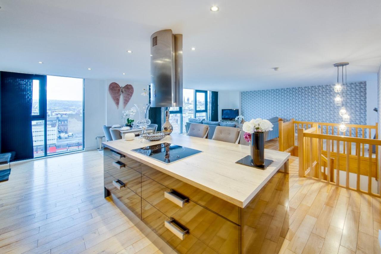 Spacious 3-Bed Penthouse With City Sky Line Views Sheffield Exteriör bild